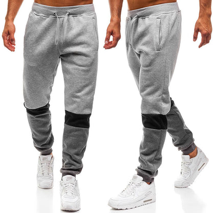 Fashion Stitching Design Sports Pants Men's Trend