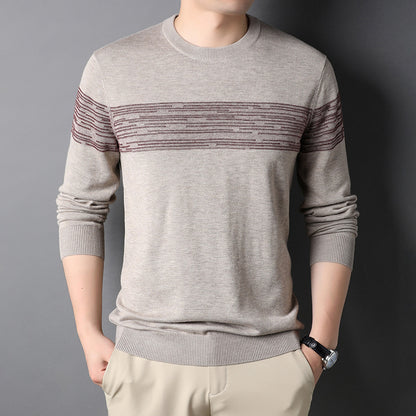 Winter Sweater Long Sleeve Men's Sweater Straight