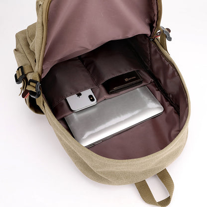 Retro Trendy Large Capacity Student Schoolbag