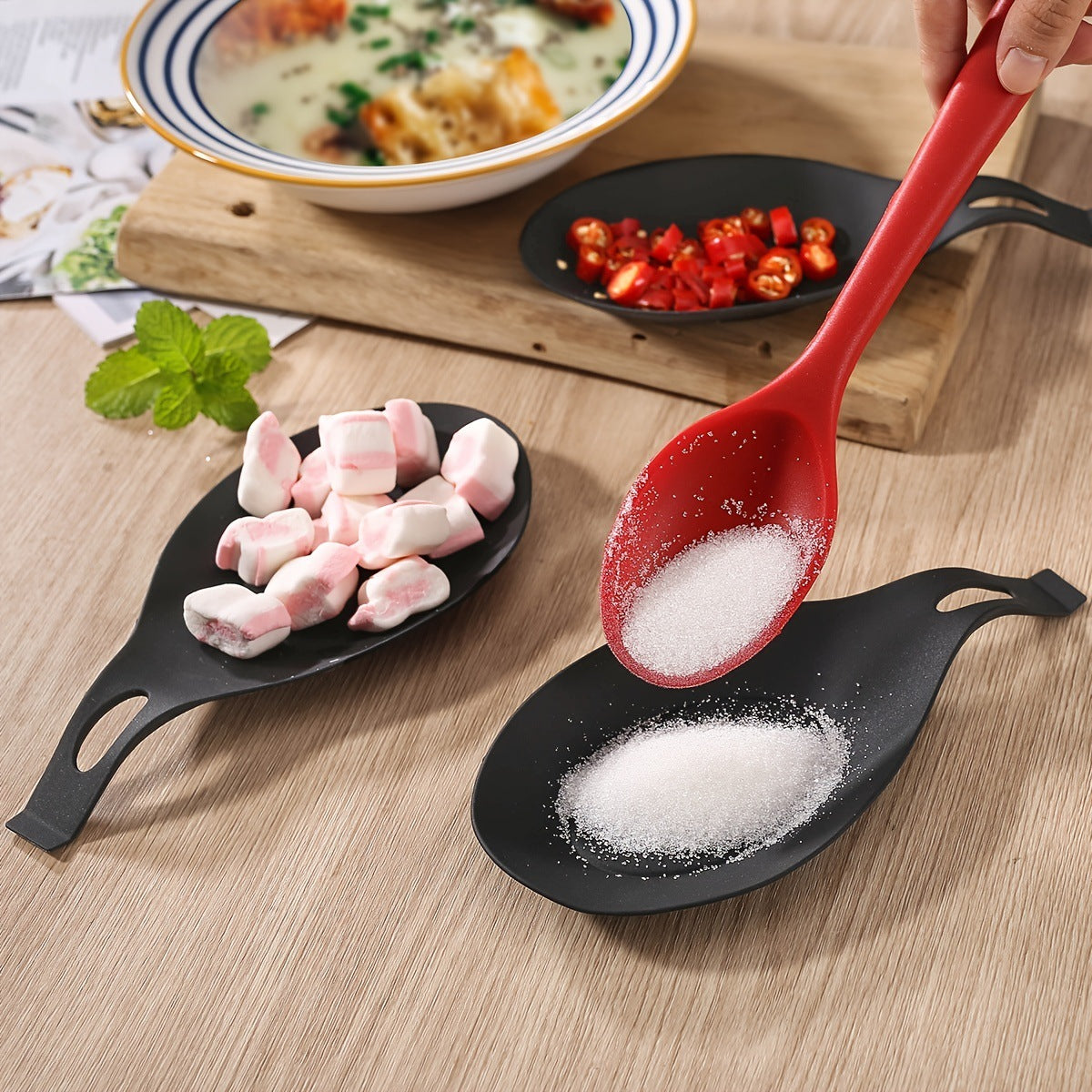 Spoon Mat Easy To Clean TPE Kitchenware