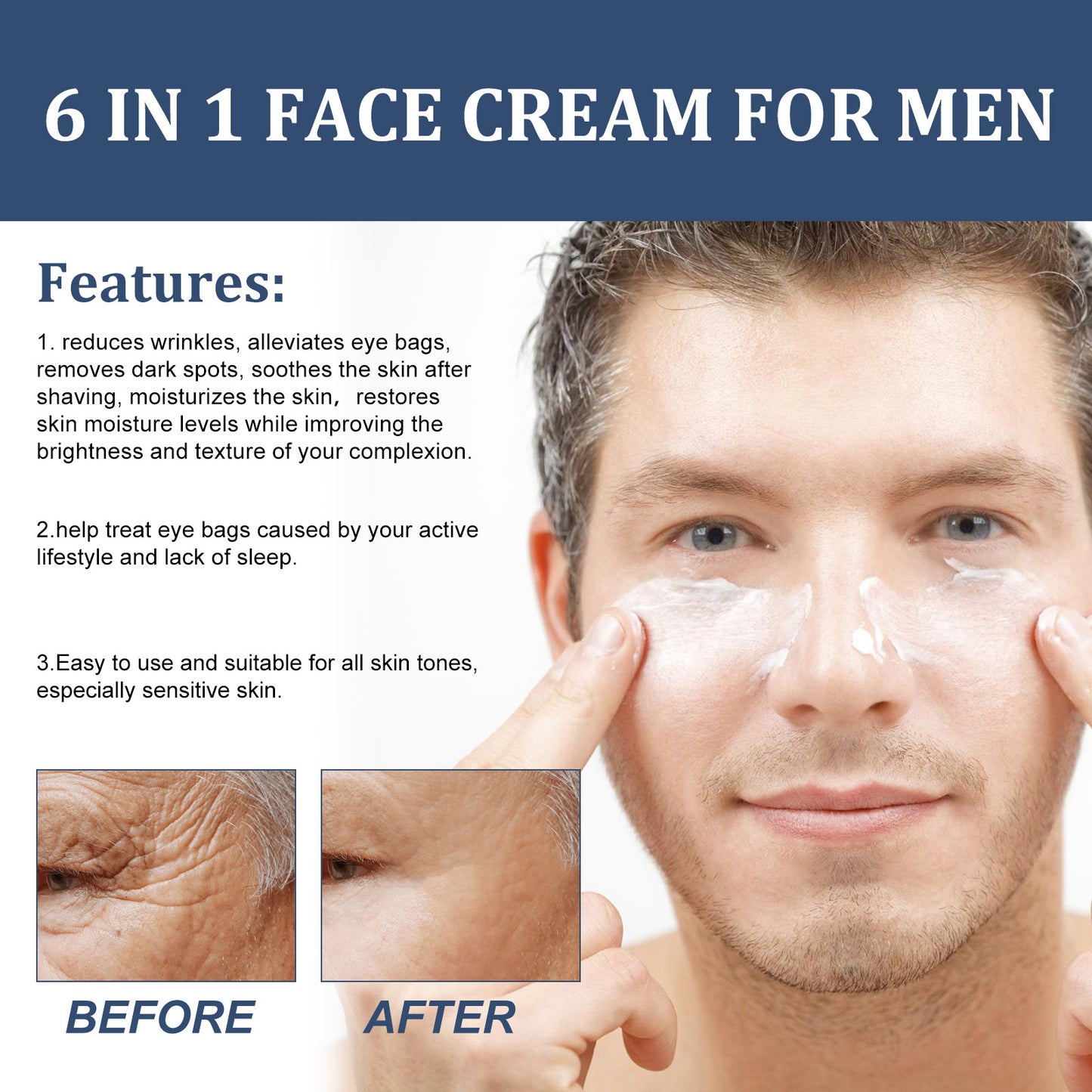 Fading Wrinkle Eye Bags Dark Circles Moisturizing Facial Neck Cream