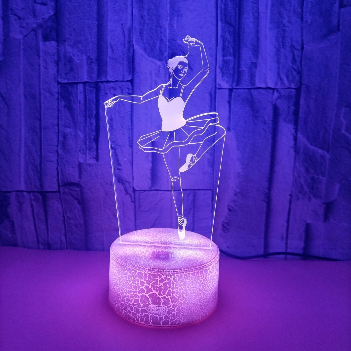 Ballet 3D Colorful Touch LED Visual Light