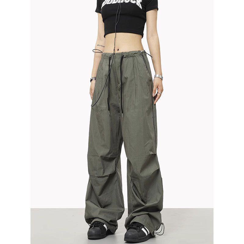 Drawstring Elastic Waist Casual Charging Sports Trousers