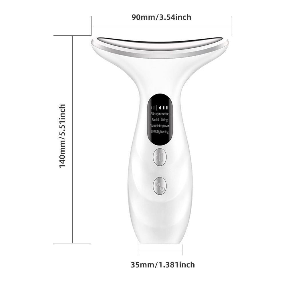 Neck Beauty Instrument The Third Gear Adjust Neck Eye Lifting And Tightening Fade Wrinkles Vibrator
