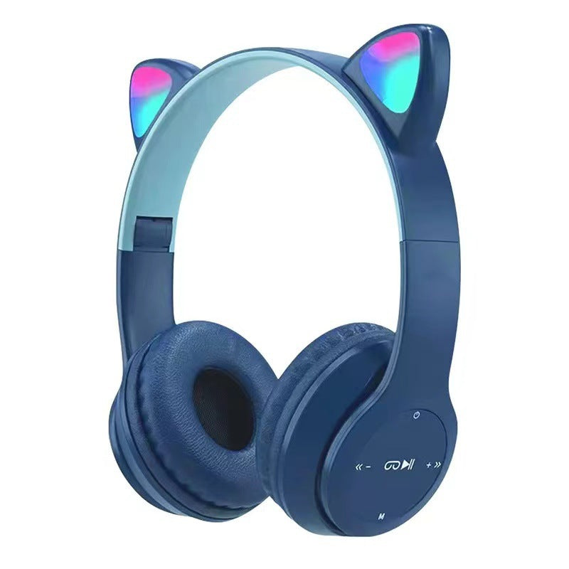 Children's Headset Bluetooth Headset Wireless Game Folding Card Call