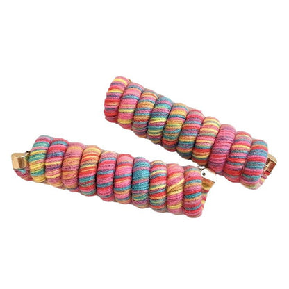 Wool Straight Phone Line Hair Ring Hair Braiding Artifact Women