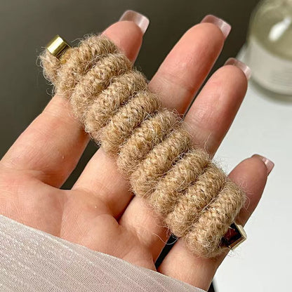 Wool Straight Phone Line Hair Ring Hair Braiding Artifact Women