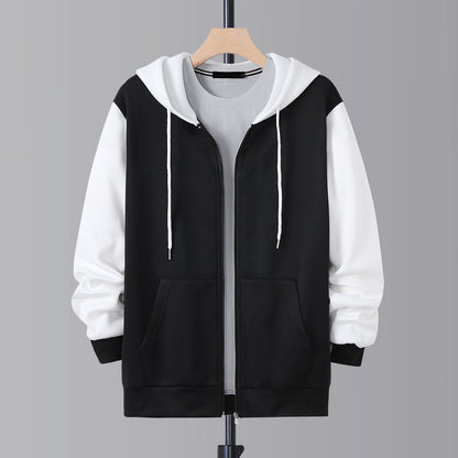Zipper Hooded Sweater Men's Sports And Leisure