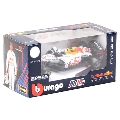 Bburago 1:43 2021 Red Bull RB16B #33 Turkey F1 Formula Car Static Die Cast Vehicles Collectible Model Racing Car Toys