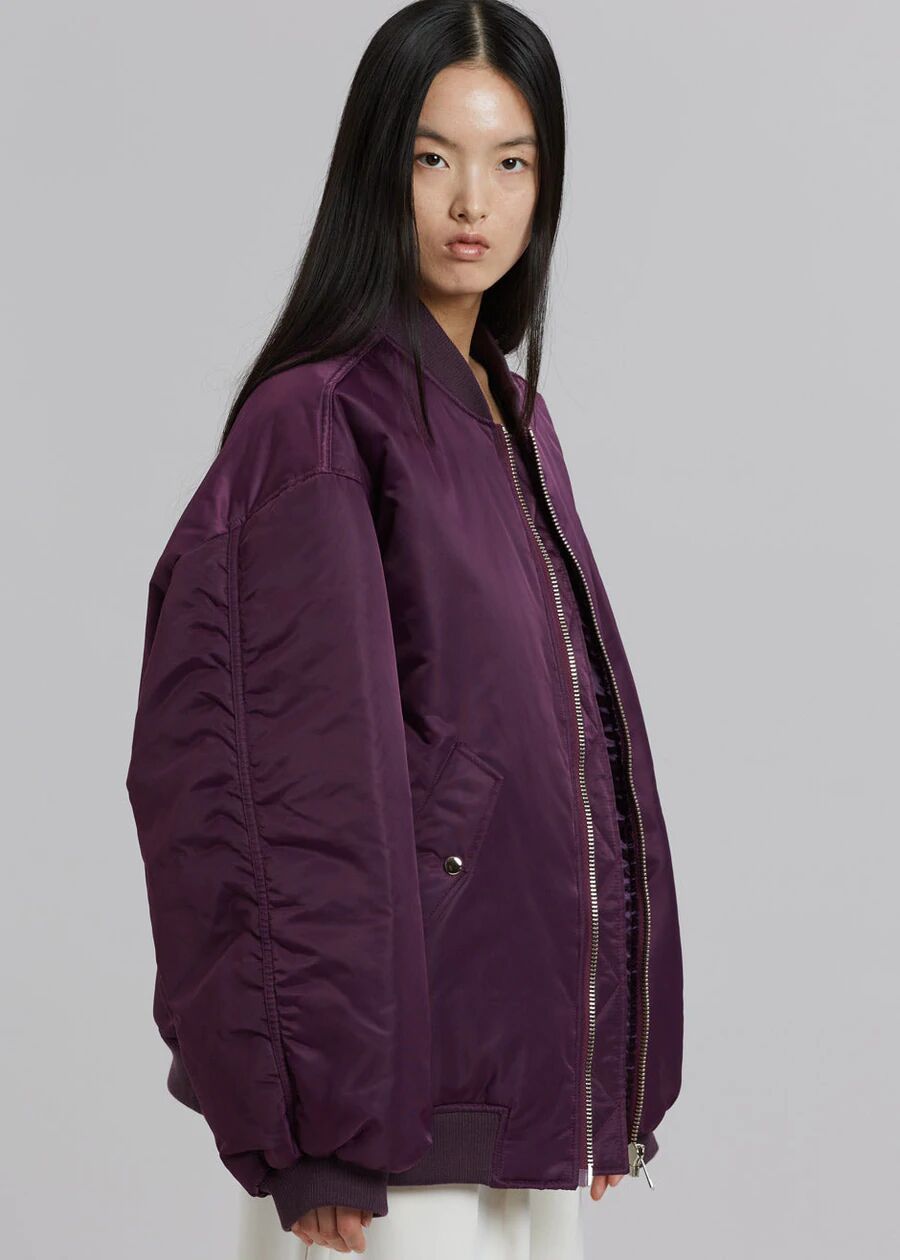 Same Loose Zip Cotton-padded Coat Flight Jacket