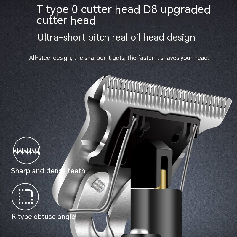 Retro Oil Head Trim Household Hair Clipper Engraving Electric Clipper Buddha Head Clippers