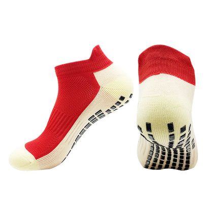 Sweat-absorbing And Odor Resistant Adhesive Anti Slip Sports Boat Socks