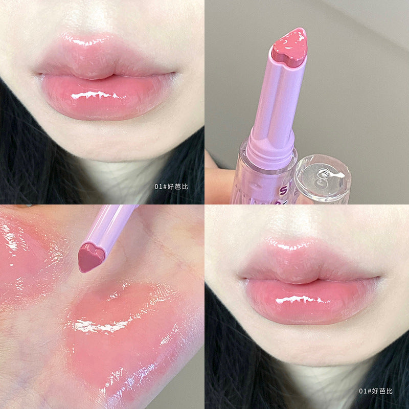 Full Lips Mirror Water Light Fading Lip Lines Moisturizing And Nourishing Lipstick