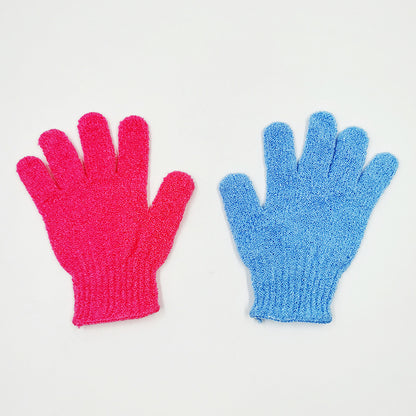 Household Bath Candy-colored Five-finger Gloves