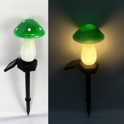 Plastics Solar Mushroom Night Light Outdoor Courtyard Garden Balcony Layout Lawn Waterproof Landscape Decoration Colorful Light