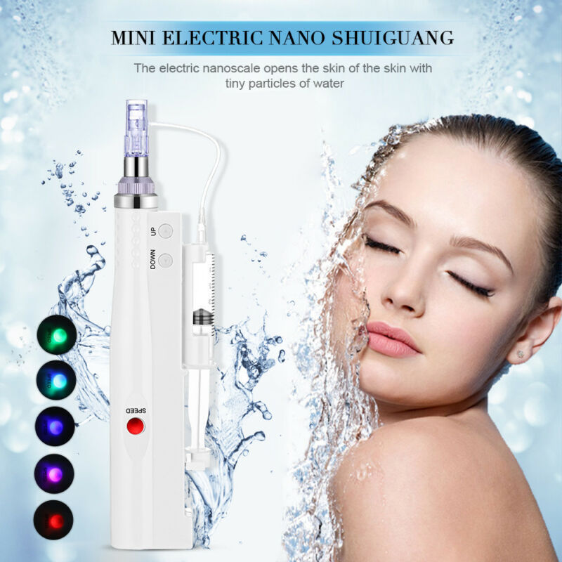 Mini Water Electric Microneedle Inductive Therapeutical Instrument Skin Rejuvenation Beauty