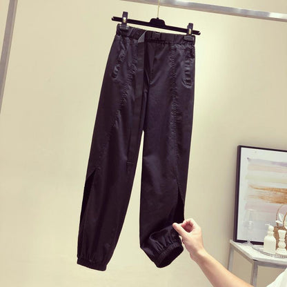 Women's Fashion Loose Casual High Waist Tooling Pants