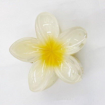 Egg Bauhinia Flower Back Spoon Grasping Hair Clip