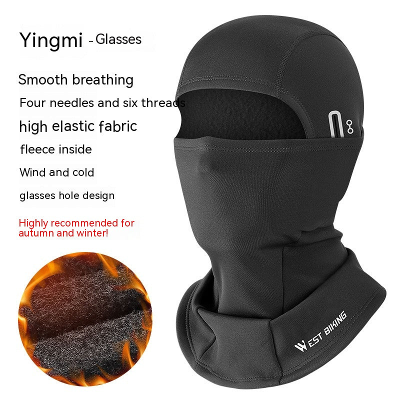 Thermal Headgear Fleece Cycling Mask With Eyehole