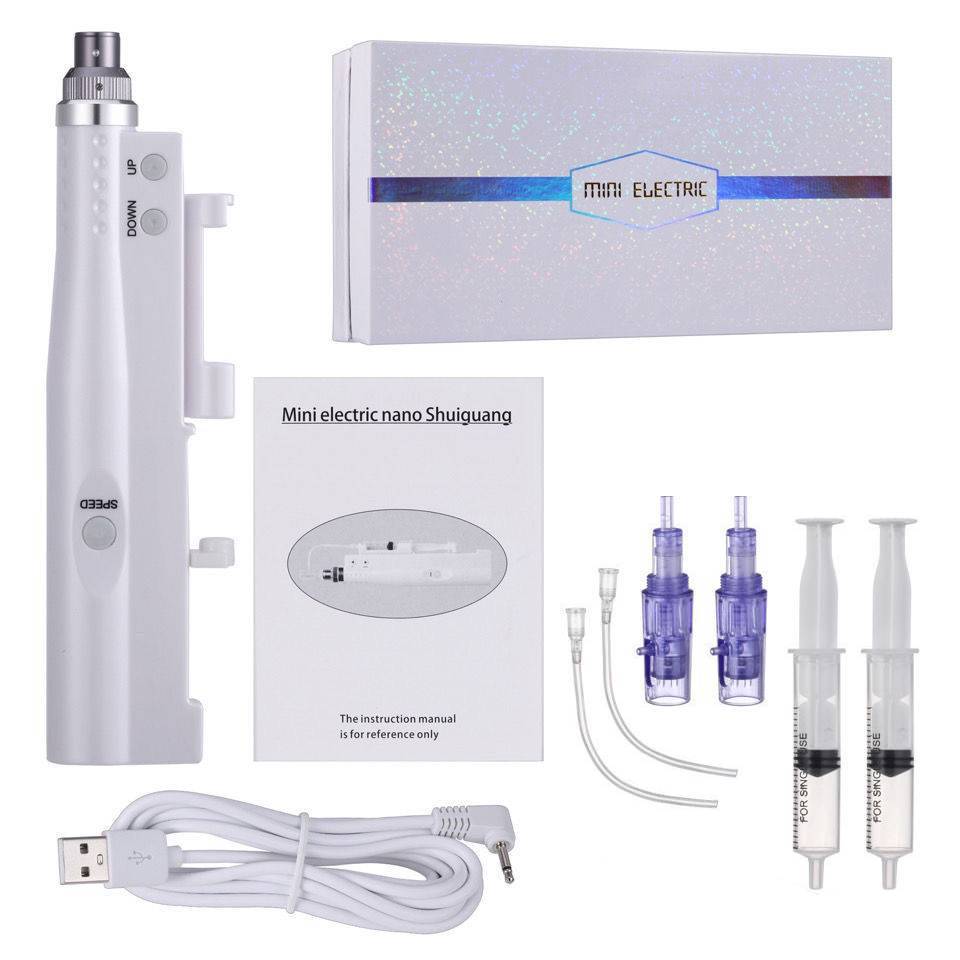 Mini Water Electric Microneedle Inductive Therapeutical Instrument Skin Rejuvenation Beauty