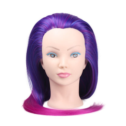 Wig Head Mold Color Head Mold Training Head Coil Hair Braided Hair Mold Head