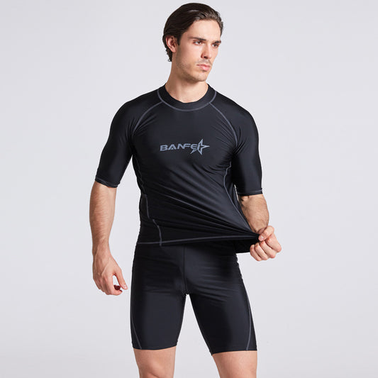 Quick-drying Half Sleeve Suit Swimsuit Snorkeling Surfing Wetsuit Suit