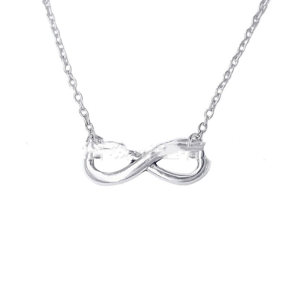Hollow Out Doppel Herz Ladies Clavicle Chain