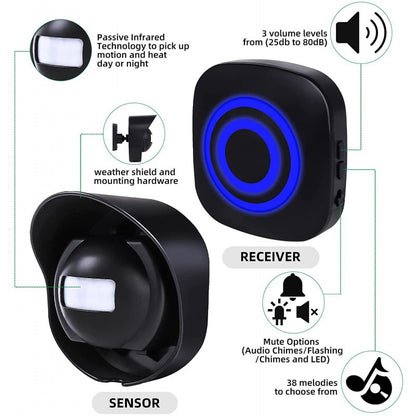 Wireless Home Outdoor Waterproof Doorbell