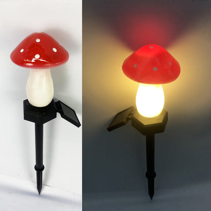 Plastics Solar Mushroom Night Light Outdoor Courtyard Garden Balcony Layout Lawn Waterproof Landscape Decoration Colorful Light