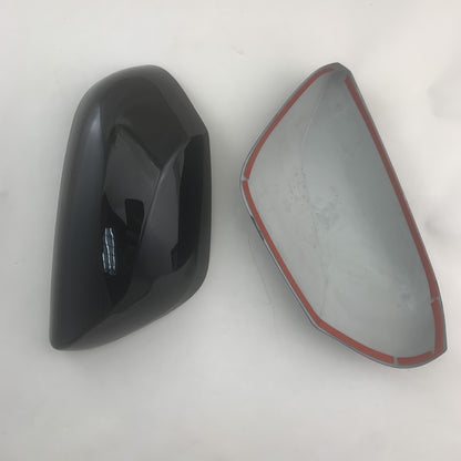 Bright Black Rear View Mirror Cover Car