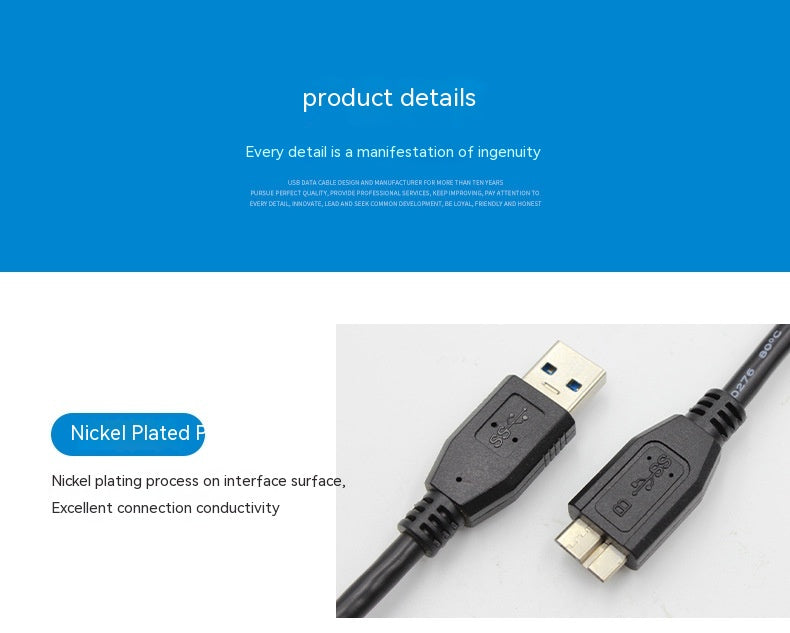 USB30 Transmission Data Cable Mobile Hard Disk Cable