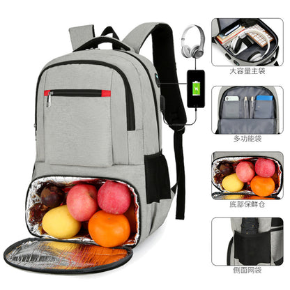 Multifunctional Picnic Oxford Cloth Shoulder Insulated Backpack